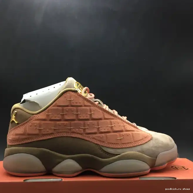 Cheap x Sepia AT3102-200 Jordan 13 Air CLOT Canteen-Terra Low Blush Stone 0613